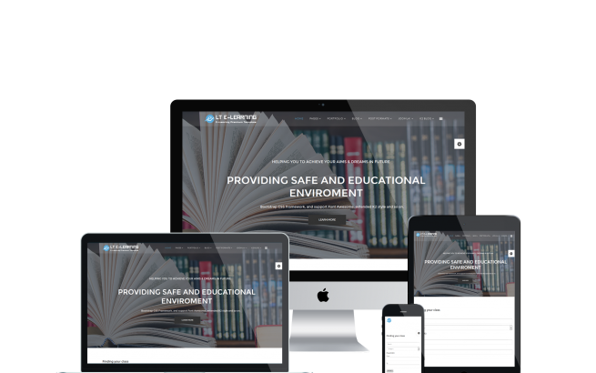 Wordpress Theme: LT eLearning–  Responsive School / eLearning WordPress theme