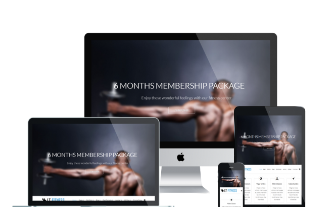 Joomla Template: LT Fitness – Body Building / Fitness Joomla template