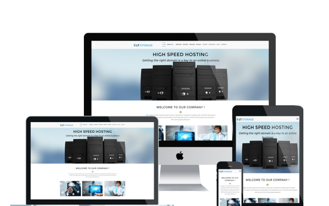 Wordpress Theme: LT Storage – Free Responsive Server / Hosting WordPress Theme