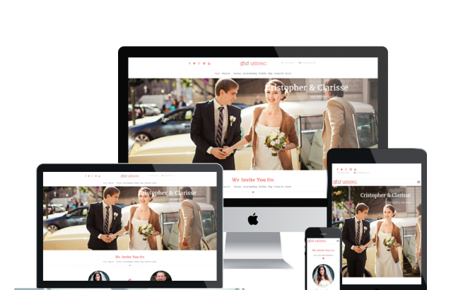 Wordpress Theme: LT Wedding Onepage – Free Single Page Responsive Wedding Planner WordPress theme