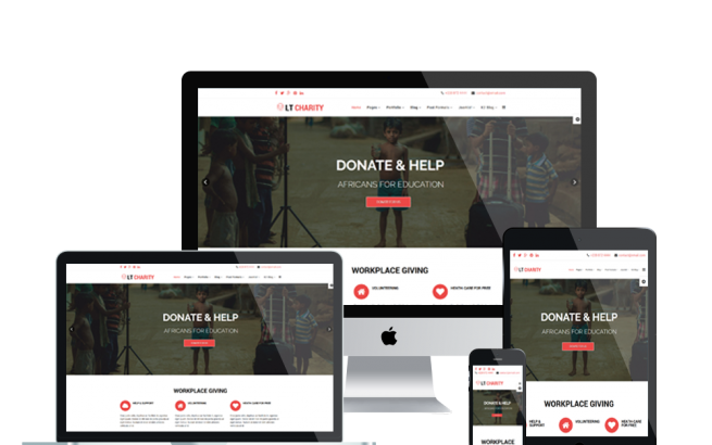 Joomla Template: LT Charity – Non-Profit / Charity Joomla template