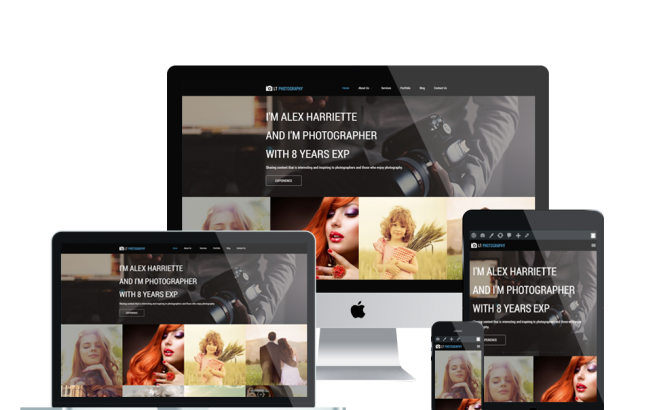 Wordpress Theme: LT Photography Onepage – Free Single Page Responsive Image Gallery / Photography WordPress theme