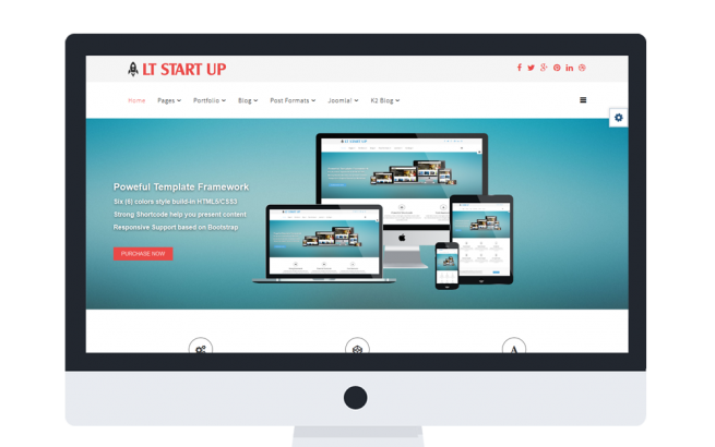 Joomla Template: LT Start Up Onepage – Single New Business Launch Onepage Joomla template