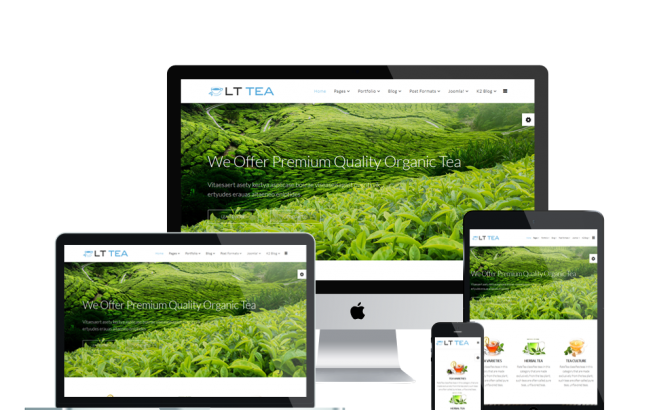 Wordpress Theme: LT Tea Onepage – Free Single Page Responsive Tea Store / Tea Business WordPress theme
