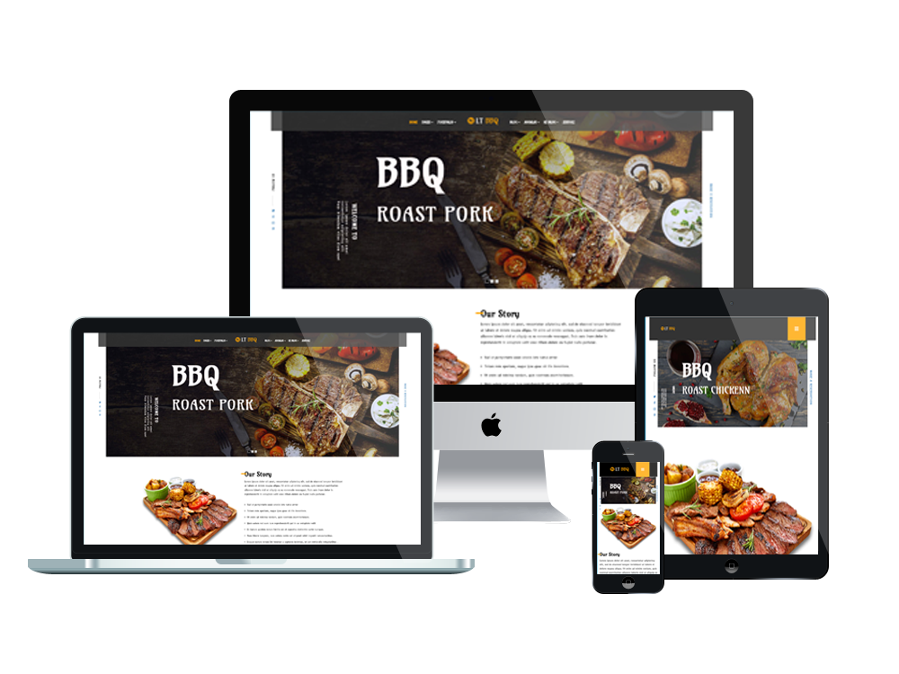 Joomla Template: LT BBQ - Premium Private Barbecue Website Template