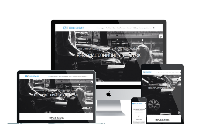 Wordpress Theme: LT Social Company – Free Responsive Personal Community for Social Company WordPress Theme