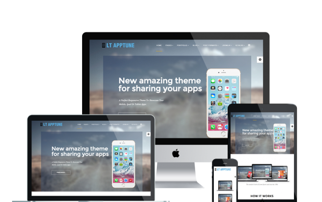 Joomla Template: LT Apptune – Free Responsive Mobile Apps Joomla template