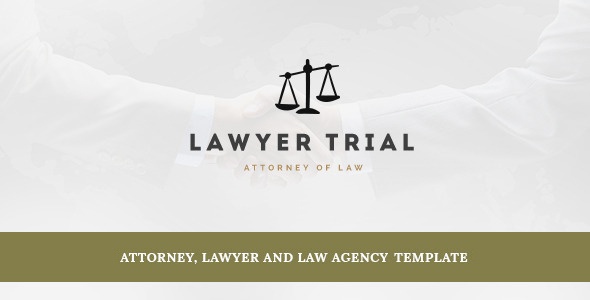 Joomla Template: Lawyer Trial- Attorney, Lawyer and Law Agency Joomla Template