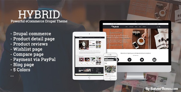 Drupal Theme: HYBRID - Powerful eCommerce Drupal Theme