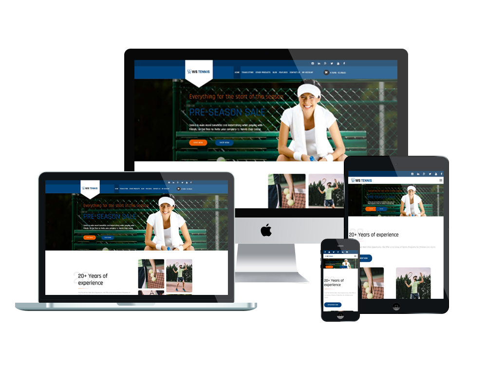 Wordpress Theme: WS Tennis – Responsive Tennis WooCommerce WordPress theme