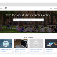 Joomla Premium Template - Coursera clone script - Graspr - Online education software