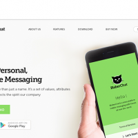 Joomla Premium Template - WhatsApp Clone Script - BlaberChat - Instant Messaging App Builder