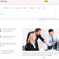 Joomla Free Template - Joomla Templates Capital