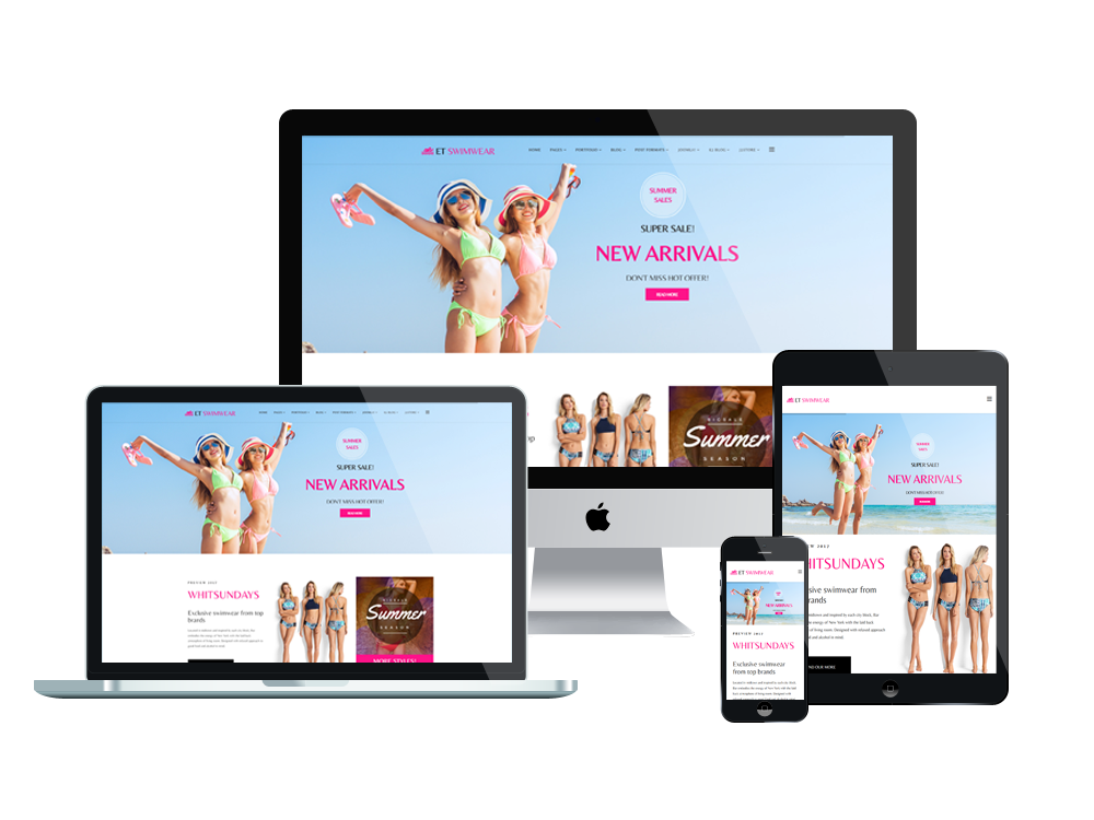 Joomla Template: ET Swimwear – Free Responsive Swimwear Store Joomla! template