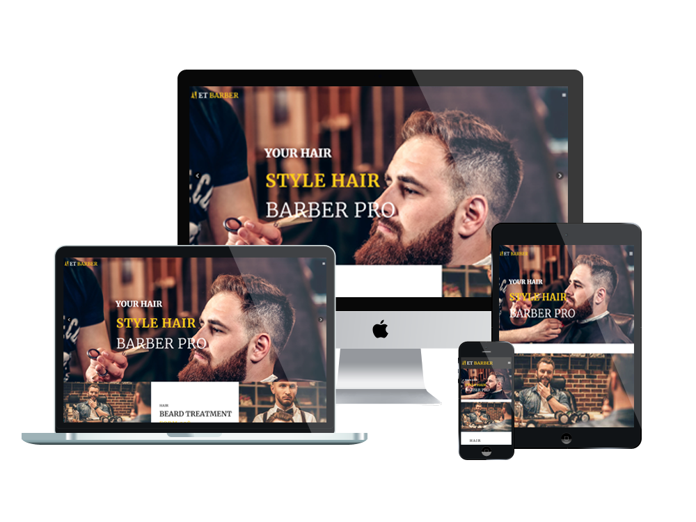 Joomla Template: ET Barber – Free Responsive Barber Website Template