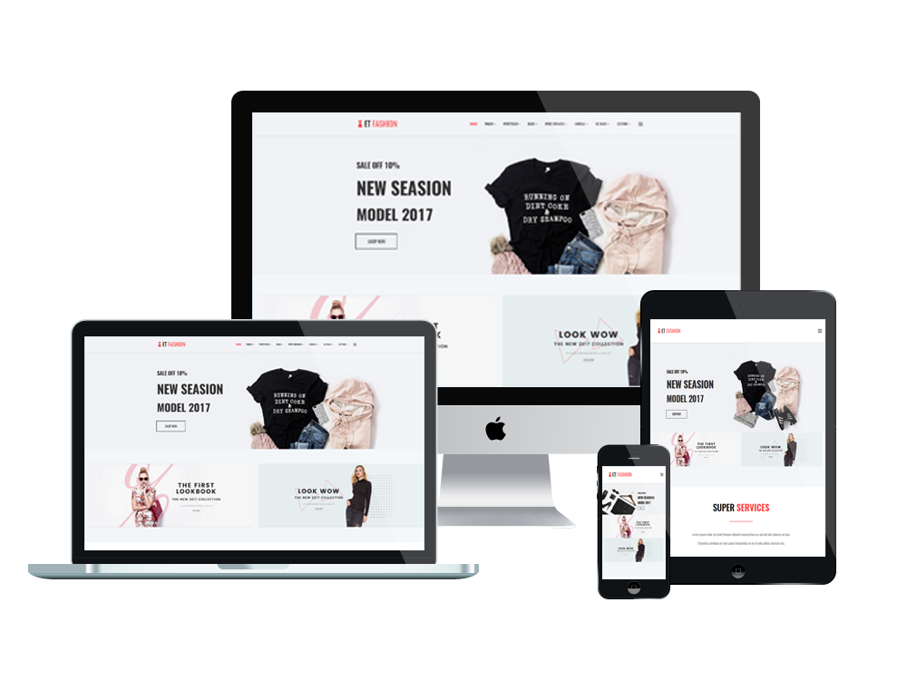 Joomla Template: ET Fashion – Free Responsive Fashion Website template