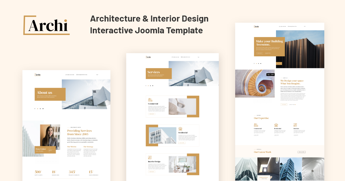 Joomla Template: JD Archi - Architecture & Interior Design Template