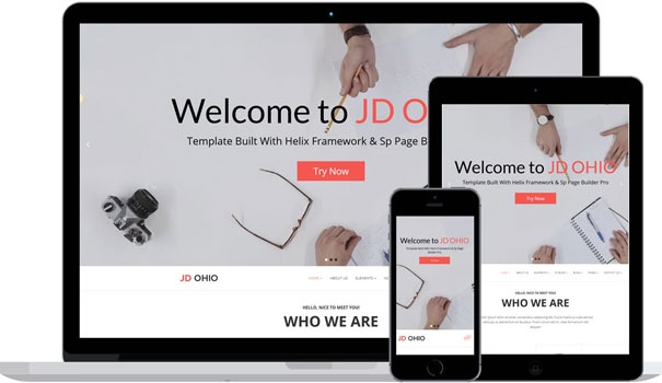 Joomla Template: JD OHIO - Creative Multipurpose Joomla Template