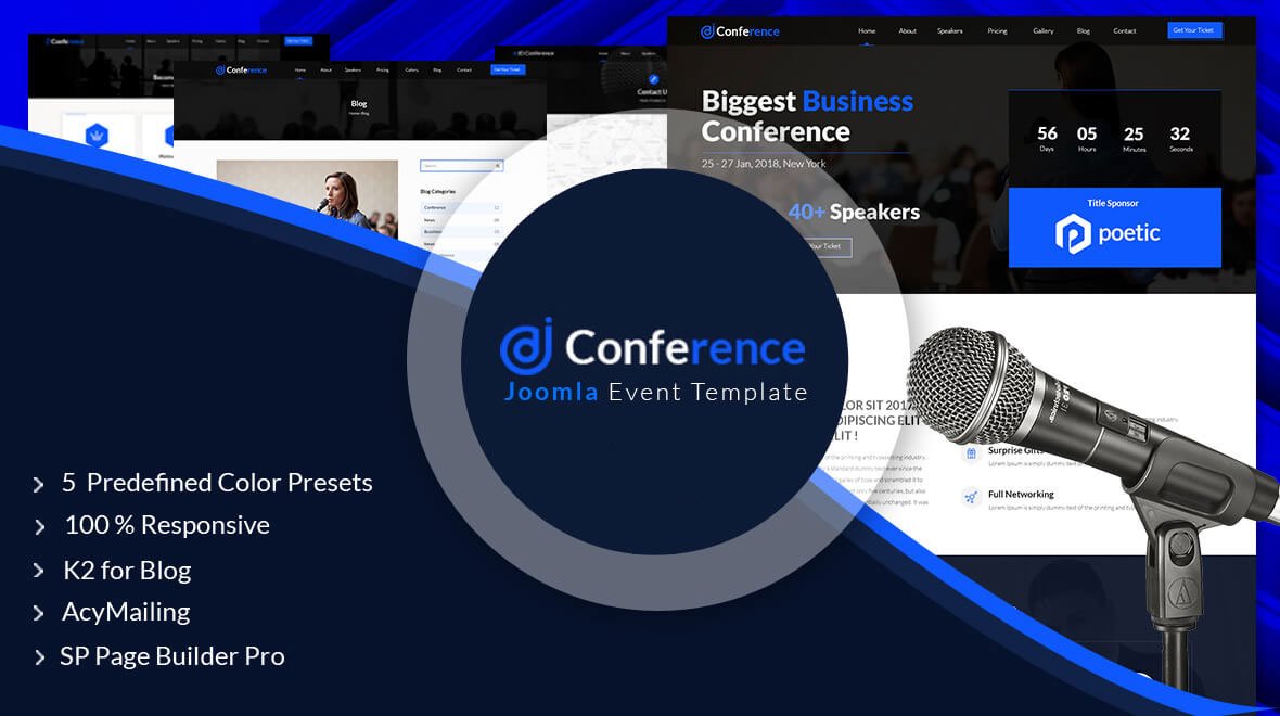 Joomla Template: JD Conference