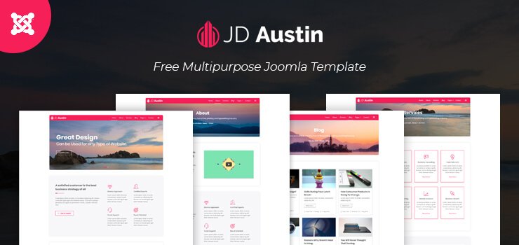 Joomla Template: JD Austin - Free Business Joomla Template