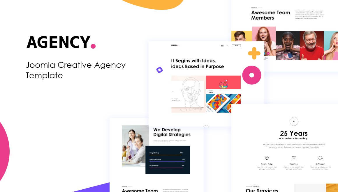 Joomla Template: JD Agency - Creative Agency Joomla Template