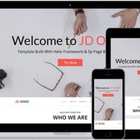 Joomla Free Template - JD OHIO - Creative Multipurpose Joomla Template