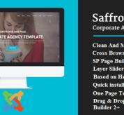 Joomla Premium Template - Saffron - Corporate Agency Responsive Joomla Theme