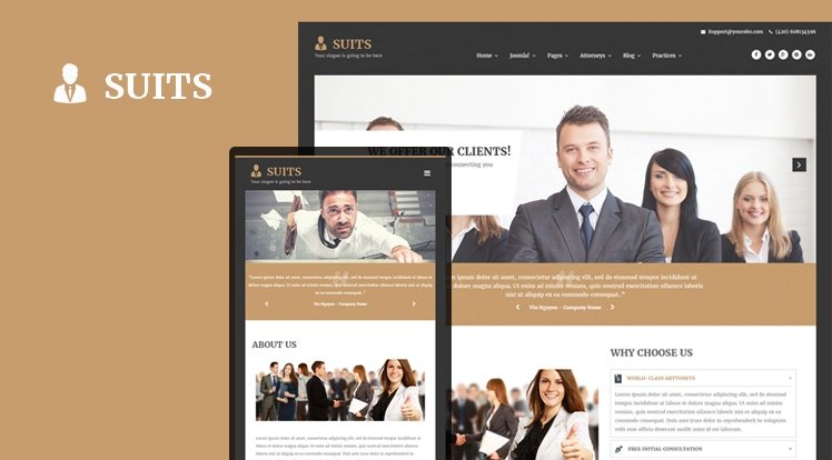 Joomla Template: Sj Suits