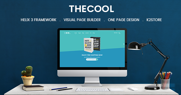 Joomla Template: TheCool - Onepage eCommerce Template