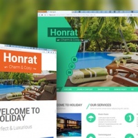 Joomla Free Template - SJ Honrat - Responsive Joomla Template for Resort and Hotel websites