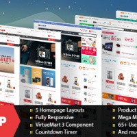 Joomla Premium Template - SJ Maxshop - Modern & clean coded eCommerce Joomla template