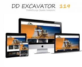Joomla Free Template - DD Excavator 119