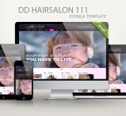 Joomla Free Template - DD HairSalon 111