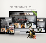 DiabloDesign Joomla Template: DD FreeGames 105