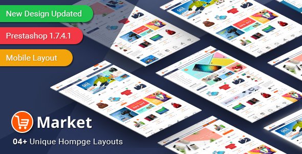 Prestashop Template: Market - Responsive Multipurpose PrestaShop 1.6 and 1.7 Theme