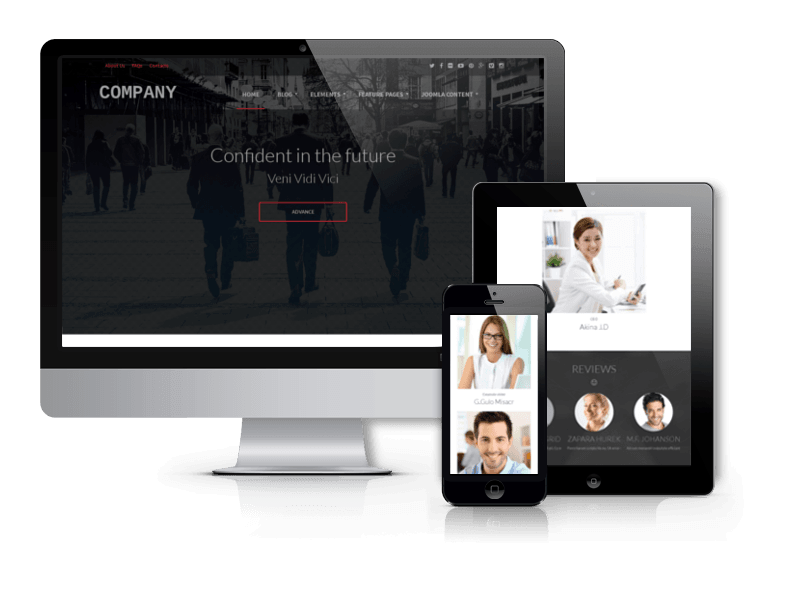 Joomla Template: OS Company - Business Joomla template