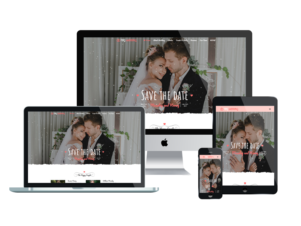 Wordpress Theme: TPG Wedding – Best Free Responsive Marriage WordPress Theme