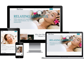 Joomla Premium Template - Relax - Create Beauty Salon Site